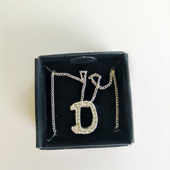 Necklace Initial D Silver Valentines Christmas Birthday Gift - Picture 5 of 12